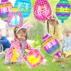 24 Pcs Easter Balloons, Easter Egg Balloons for Kids, Happy