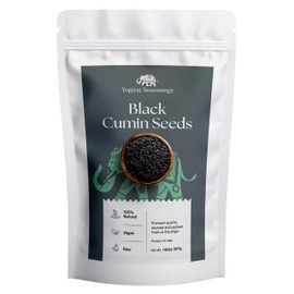 Yogiraj Seasonings Black Cumin Seeds, 14 oz, Nigella Sativa 100% Natural & Raw | Nothing Added | Kalonji - Black Caraway Seeds | Resealable Pack of 1