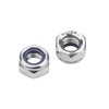 Favordrory M8 x 1.25mm 304 Stainless Steel Self-Lock Nylon Inserted