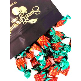Arcor Strawberry Buds Filled Hard Candy Bon Bons bulk wrapped candy bulk 2pounds