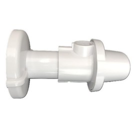 TapCap Hides Ugly Bathroom Plumbing Valves & Escutcheon Plate. Decorative Angle Valve Cover: Upgrade Bathroom Décor.  T10DC100 - Color: White TapCap Decorative Angle Valve Cover