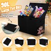 Large Toy Box, Collapsible Storage Bins with Lids, Toy Storage
