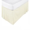 Percale Box Pleated Valance Bed Skirt for All Bed Sizes