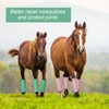 Bulyoou Set of 8 Mesh Fly Boots for Horse Breathable