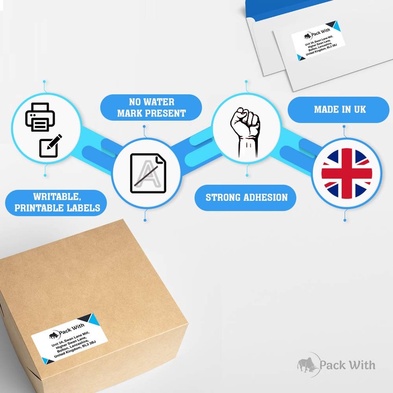 Packwith® Pack of 20 Sheets (1300 Labels) 65 per A4