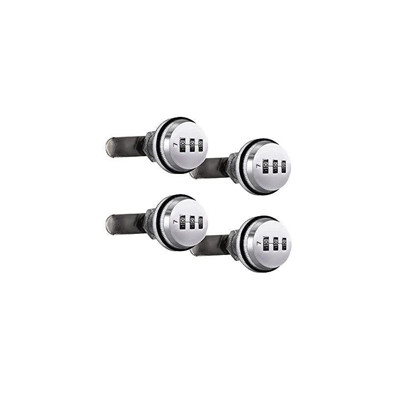 RecPro RV Combination Cam Lock | 3-Digit 3/4" Cylinder Lock