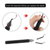 QIMEI-SHOP Deburring Tool Hand Deburring Tool with 10 Blades 360°