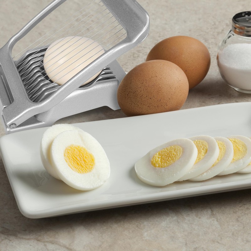 Egg Cutter Made of Stainless Steel, Egg Slicer Aluminium Metal,