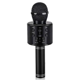 Dodosky Kids Toys Age 3-12, Karaoke Microphone for Kids Birthday Presents Gifts for 5 6 7 8 9 10 11 12 Year Old Girls Boys Toys for 4-11 Year Old Girl Boy Teen - Black