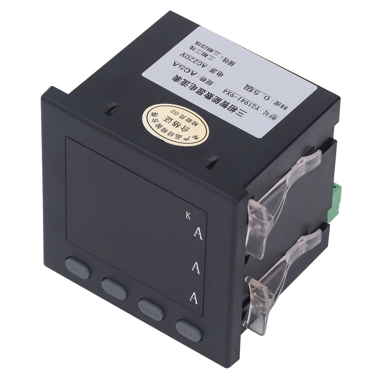 3 Phase Current Meter LED Digital Display Ammeter Programmable Intelligent
