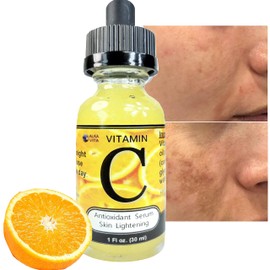 Skin Brightening Vitamin C Serum Reduces Dark Spots Cosmetic Grade Natural Ingredients By ALKA VITA