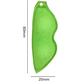 THJOPOKEEL 3 Pcs Beans Bottle Cleaning Sponge, Bottle Cleaning Scrubber with Two Aluminum Ceramic Balls in The Small Mouth, Reusable Cleaning Bean for Small Mouth Bottles Cleaning Scrubber