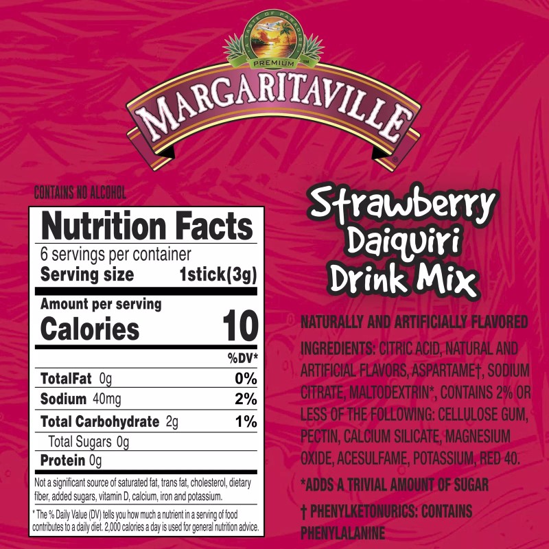SINGLES TO GO! Margaritaville Singles To Go Powder Drink Mix