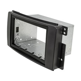 tomzz Audio ® 2451-038 Doppel DIN Radioblende (Set) für Smart Fortwo 451, ForFour 454, schwarz