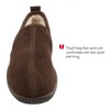 Minnetonka Men's Pile Lined Romeo Slipper, Chocolate, 12 M US