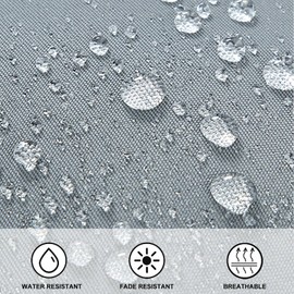 Blytieor 3 Piece Wicker Chair Cushion Set, 1 Loveseat Wicker Settee Cushion & 2 U-Shape Cushion for Patio Bench All Weather