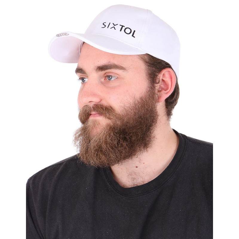 SIXTOL B-Cap Baseballmütze mit LED-Licht 25lm | Aufladen über USB