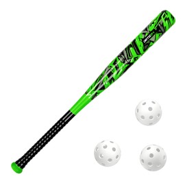 Bat & Ball Set - Graffiti Plastic Bat & Ball Homerun Set- David Ortiz Backyard Baseball Set for Youth, Kids, Teenagers, Adults