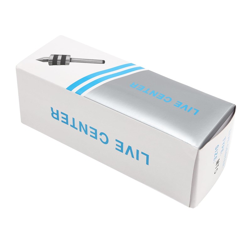 MT5 Live Center, 60° Morse Taper Lathe Center, Precision Bearing