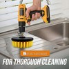Drill Brushes for Cleaning - 5 Plastic Drill Brush Set
