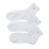 Champion C1-1706 Men's C1-1706 Quarter Length Socks, Gold Embroidery, Half