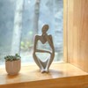 Hosoncovy Resin Thinker Statue Thinker Sculpture Thinker Figurine Thinker Ornament