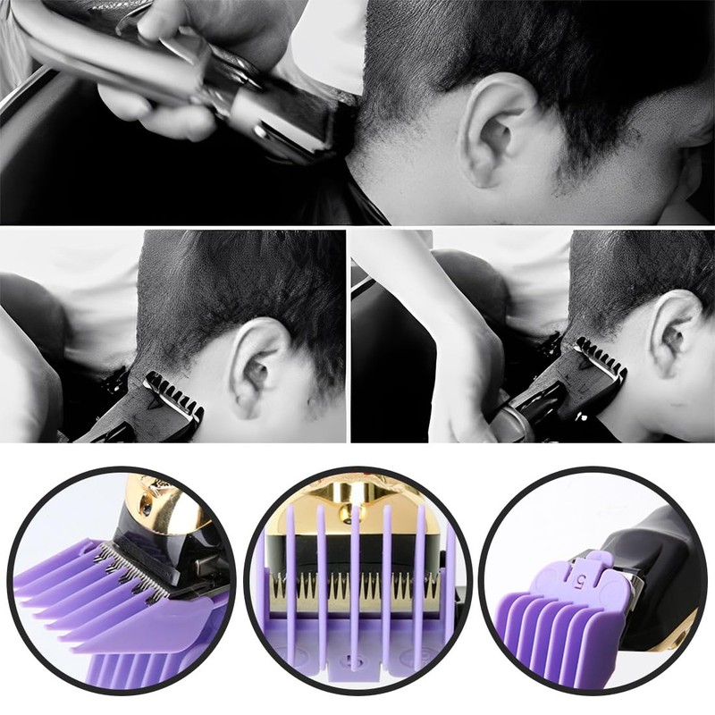 UEAVOID 8 Combs Slide Combs for Clippers Suitable for Standard