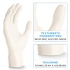 ARNOMED Nitrile Disposable Gloves, Pack of 100, Medium, White, Latex-Free