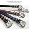 Brenton Italian Calfskin Genuine Leather Designer Dress Belt with Western