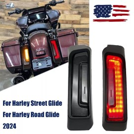 babolighting LED Rear Fender Tail Lights Turn Signal For 2024 Harley Street Glide Road Glide