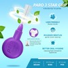 Paro Swiss 3Star-Grip Interdental Brushes – Medium-Coarse, Triangular, Violet, 7mm,