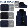 AKuVoL Men's Softshell Outerwear Vest Lightweight Windproof Sleeveless Jacket for