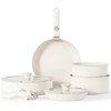 Florosa Ceramic Pots and Pans Set Non Stick with Removable