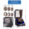 Lenway Double Watch Winder with Quiet Mabuchi Motor，Watch Rotator,Automatic Watch