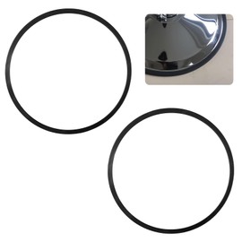 UFURMATE Bar Stool Protector Glides, 2 Pack 58cm Floor Protector Rubber Rings Non-Slip Bar Chair Base Rubber Ring Glides for Round Base Bar Stool