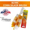 Corn De-Silker Brush | Bristled Veggetable Scrubber for Brushing Carrots,
