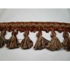 Unbranded 6 yards Tassel Fringe 3" BRICK-RED/RUST