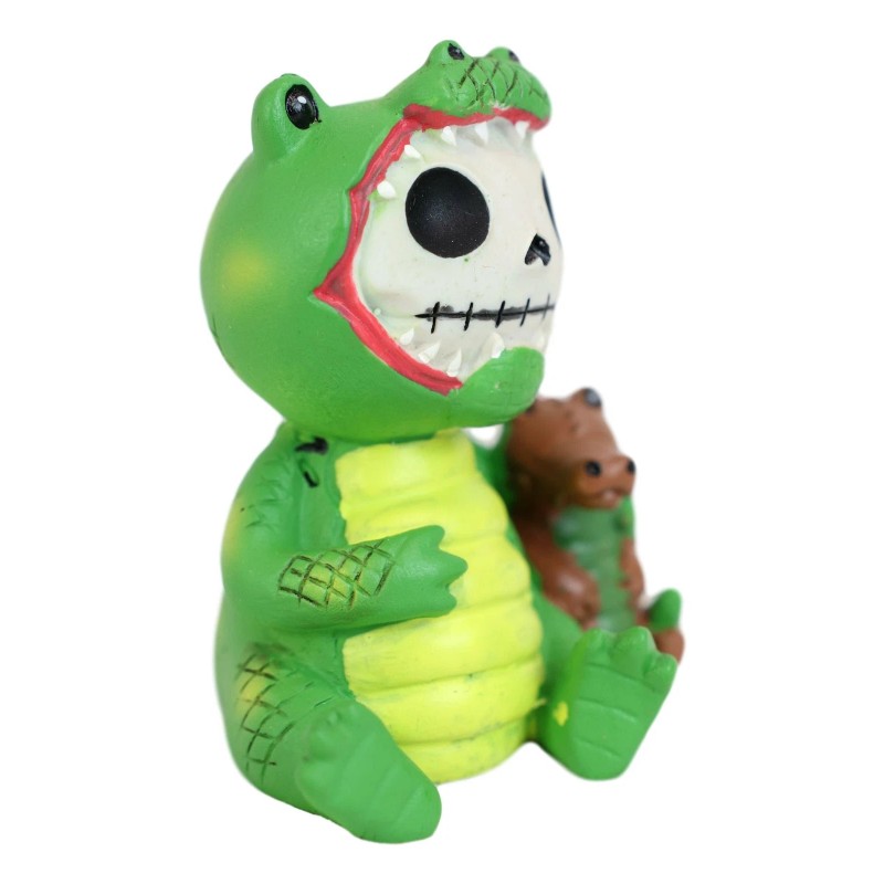Furrybones Chomper Crocodile Alligator Skeleton Monster Figurine Furry Bones