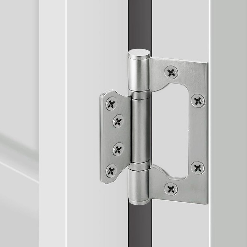 VOLUKA 6 Pack Non-Mortise Door Hinges - Easy to Install,