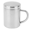 Tea Cup Portable 304 Stainless Steel Water Cup with Lid