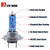 NGHEY Pack-2 H7 Halogen Headlight Bulb, 12V 100W Fog Light