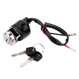 Ignition Switch for ct70 k1-1976 + Ignition Switch w/Keys Motorcycle Key with 2 Keys fit Honda CB100 CB125S CL100 CL100S CT90 S90 XL100