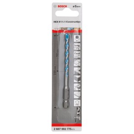 Bosch 2607002775 Multi-Purpose Drill Bit"Hex-9 Multi Construction" 5x50mm