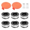 Alnicov Trimmer Line for Black + Decker AF-100 30 Feet/0.065