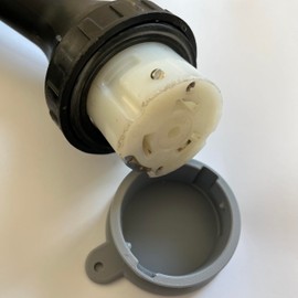 50 Amp RV Twist Lock Cord - Plug End Cover. Dust Cover - NEMA SS2-50R