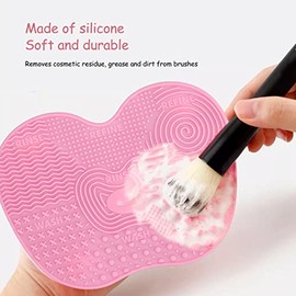 3 PCS Limpiador De Brochas De Maquillaje De Silicona