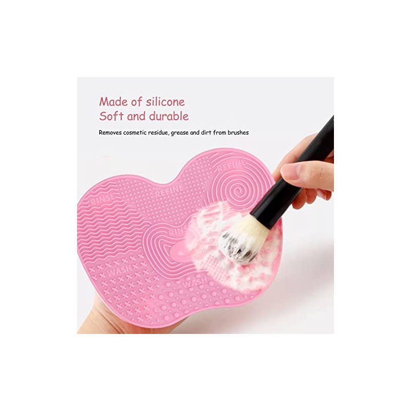 3 PCS Limpiador De Brochas De Maquillaje De Silicona
