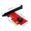 SFF-8643 to PCI-E 4X Adapter Card Converter with 1 Mini