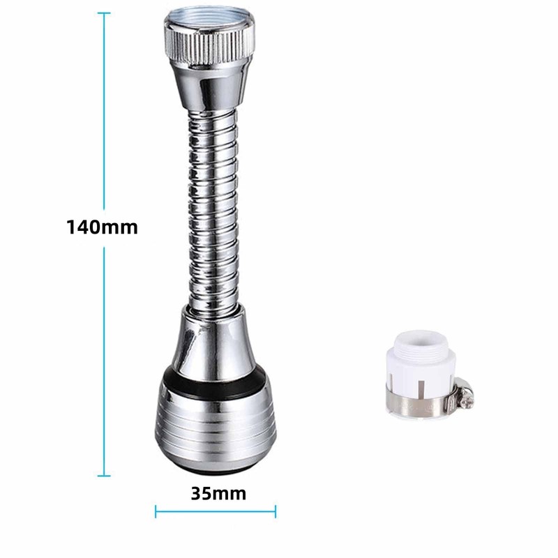 Ceeyoll 360 Degree Rotating Tap Aerator Rotatable Water Saving Tap