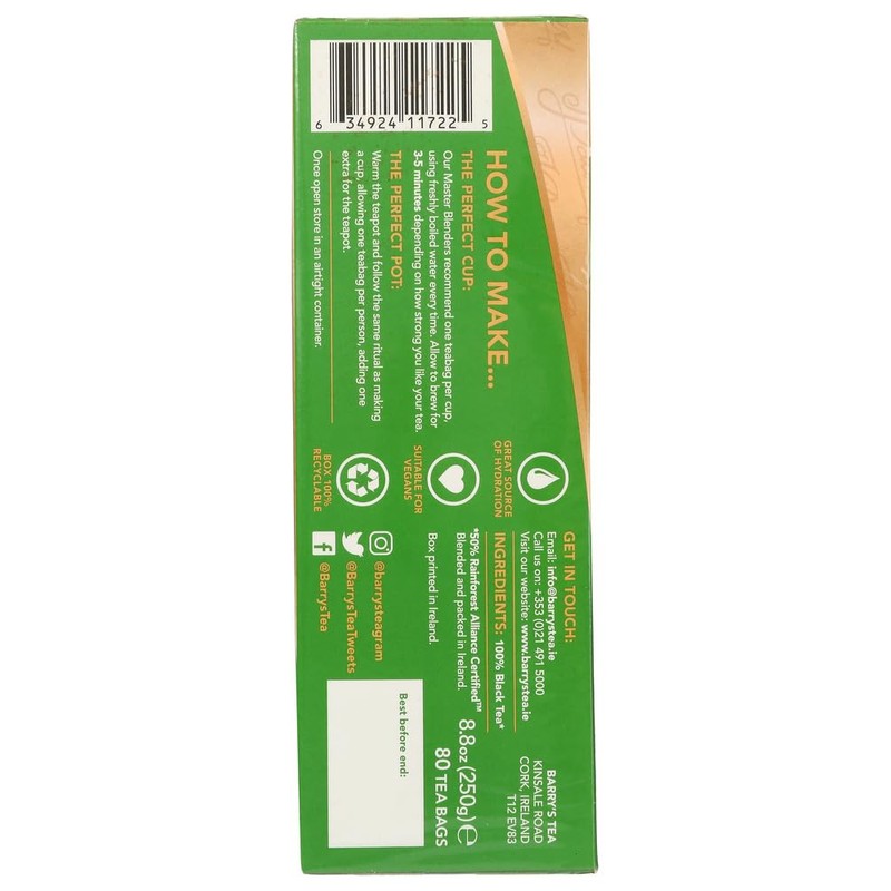 Barry's Tea Irish Breakfast 80s 250g